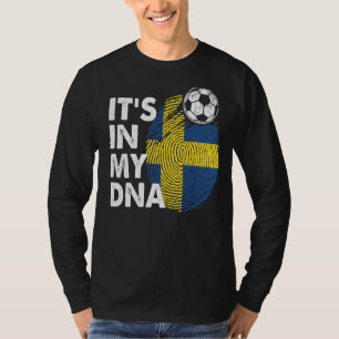 Zweden in mijn dna Zweeds vlaggenteam Zweden T-shirt
