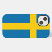 Zweden iPhone Hoesje (Achterkant horizontaal)