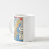 Zweden Kaart Koffiemok (Voorkant links)