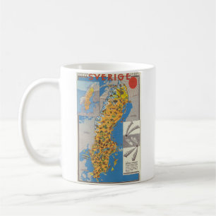 Zweden Kaart Koffiemok