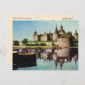 Zweden, Kalmar medieval castle, Briefkaart (Voorkant / Achterkant)