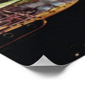  Zweden, Kalmar medieval castle, mat Poster (Hoek)