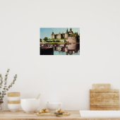  Zweden, Kalmar medieval castle, mat Poster (Keuken)