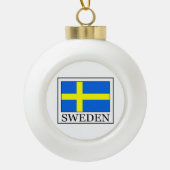Zweden Keramische Bal Ornament (Voorkant)
