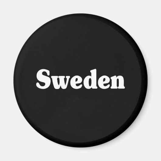 Zweden Klassieke stijl Magneet (Voorkant)