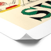 Zweden, land van heerlijke contrasten, vintage poster (Hoek)