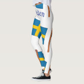 Zweden Land Vlag Thunder_Cove Leggings (Links)
