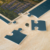 Zweden Landschapsillustratie Reis Kunst Vintage Legpuzzel (Zijkant)