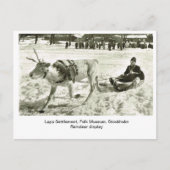  Zweden, Lapp Settlement, Folk Museum, Briefkaart (Voorkant)