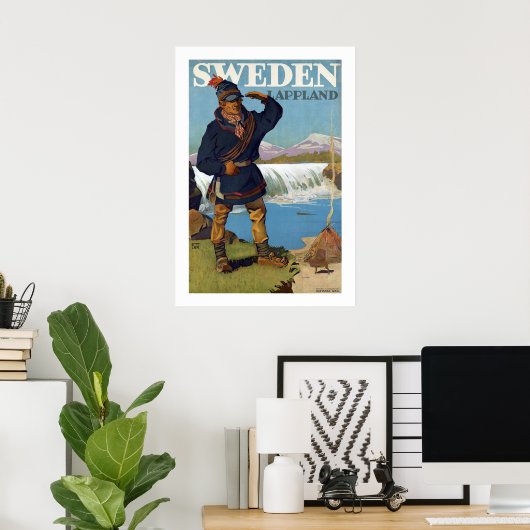 Zweden ~ Lappland Poster (Thuiskantoor)