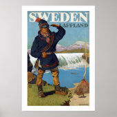Zweden ~ Lappland Poster (Voorkant)