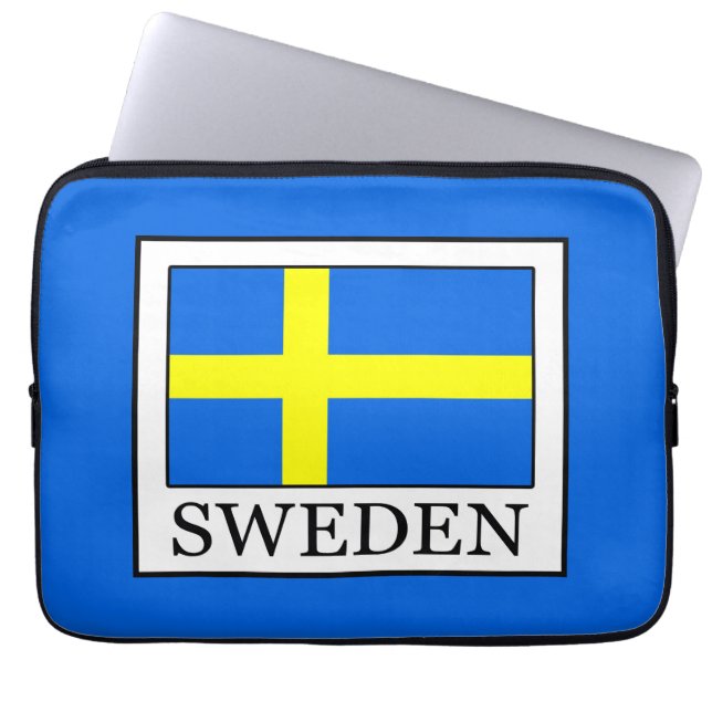 Zweden Laptop Sleeve (Voorkant)