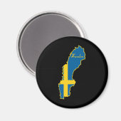 Zweden magneet (Voorkant / Achterkant)