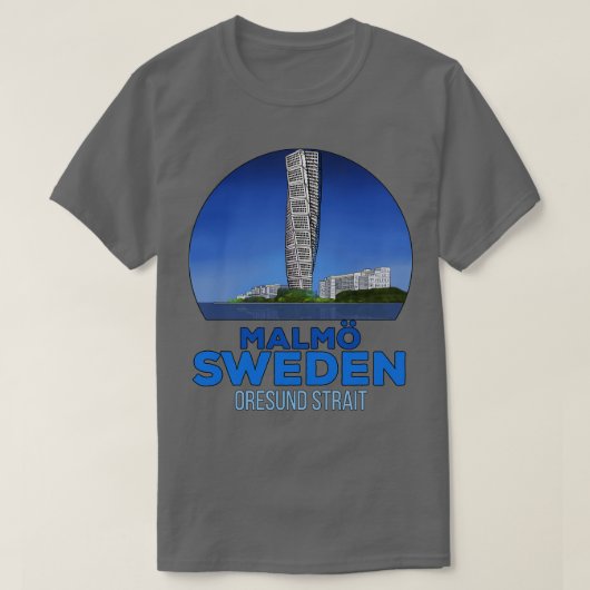 Zweden Malmo T-shirt (Design voorkant)