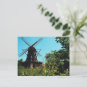  Zweden, Malmo, windmolen Briefkaart (Staand voorkant)