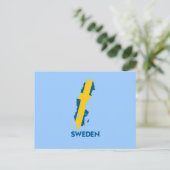 ZWEDEN MAP BRIEFKAART (Staand voorkant)