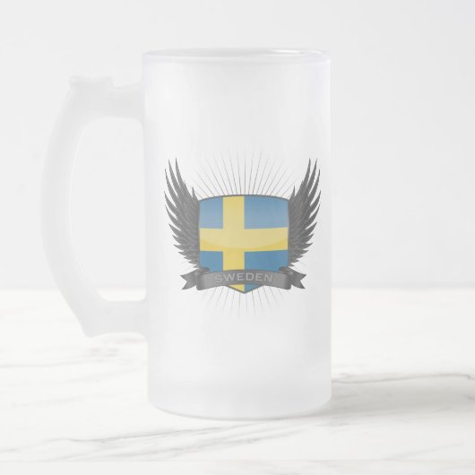 ZWEDEN MATGLAS BIERPUL (Links)