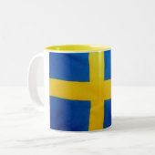 Zweden -Mok- Tweekleurige Koffiemok (Voorkant links)