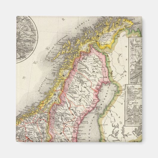 Zweden, Noorwegen 2 Magneet (Voorkant)