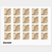 Zweden, Noorwegen 2 Vierkante Sticker (Vel)