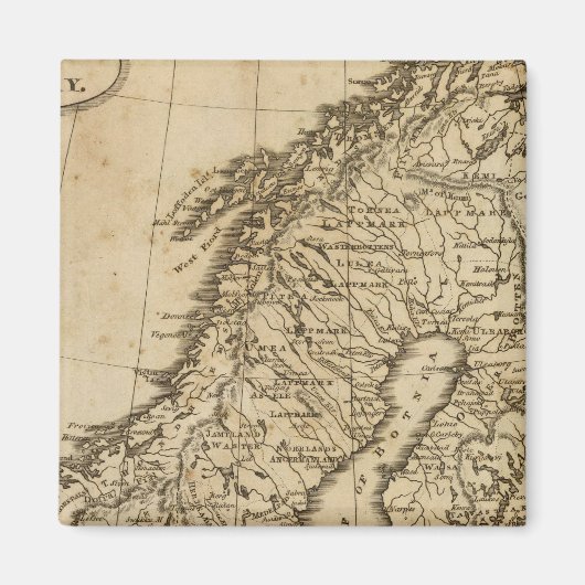 Zweden, Noorwegen 3 Magneet (Voorkant)
