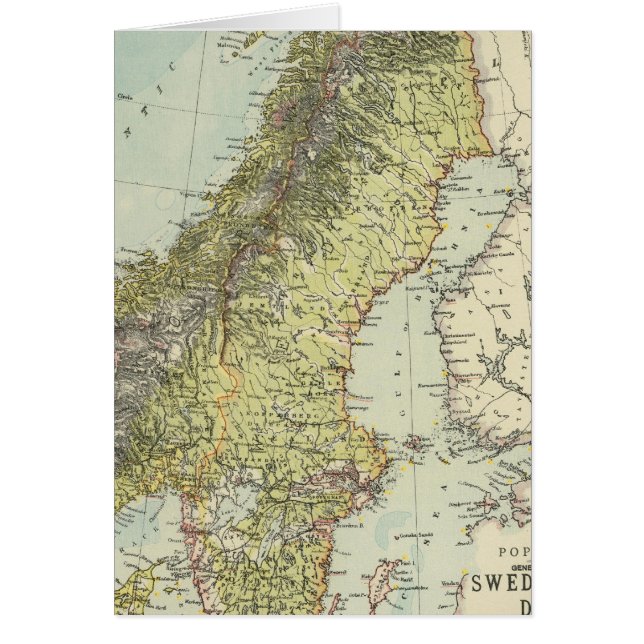 Zweden, Noorwegen, Denemarken (Voorkant)