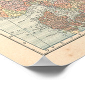 Zweden Noorwegen Denemarken  1923 Map Print (Hoek)