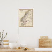 Zweden, Noorwegen, Denemarken 3 Poster (Keuken)