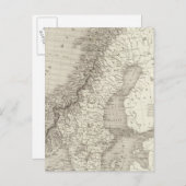Zweden, Noorwegen en Denemarken Briefkaart (Voorkant / Achterkant)