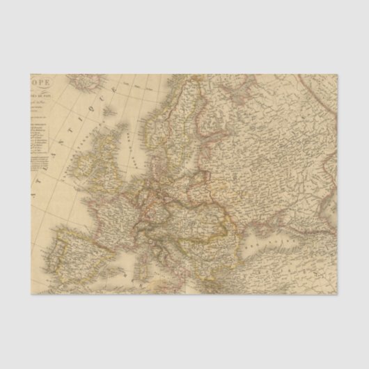 Zweden, Noorwegen en Denemarken Tissuepapier (Voorkant)