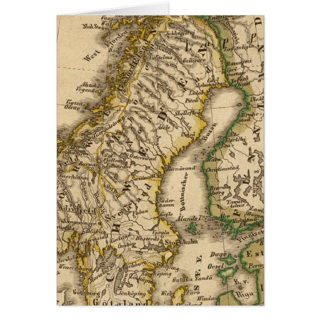 Zweden, Noorwegen en Finland (Voorkant)