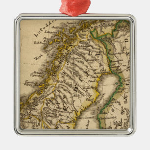Zweden, Noorwegen en Finland Metalen Ornament
