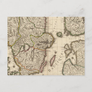 Zweden, Noorwegen, Europa Briefkaart