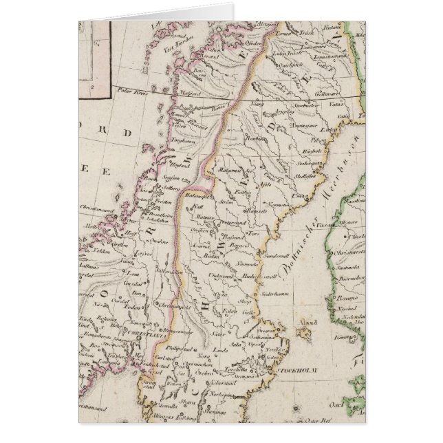 Zweden, Noorwegen, IJsland (Voorkant)