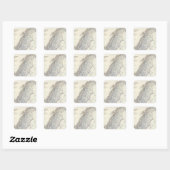 Zweden, Noorwegen Vierkante Sticker (Vel)
