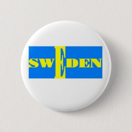 ZWEDEN OLYMPIC-Button Ronde Button 5,7 Cm (Voorkant)