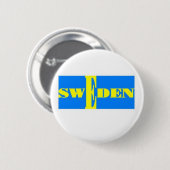 ZWEDEN OLYMPIC-Button Ronde Button 5,7 Cm (Voorkant /achterkant)
