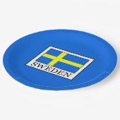 Zweden Papieren Bordje (Gekanteld)