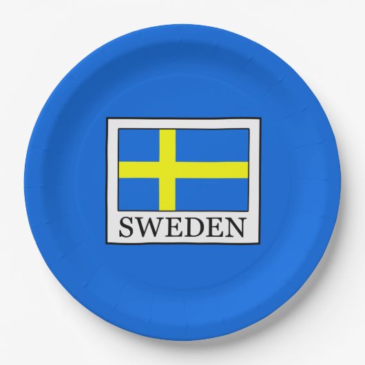 Zweden Papieren Bordje (Voorkant)