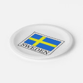 Zweden Papieren Bordje (Gekanteld)