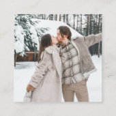 Zweden Paspoort bruiloft QR Informatiekaartje (Achterkant)