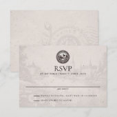 Zweden Paspoort bruiloft RSVP Kaartje (Voorkant / Achterkant)