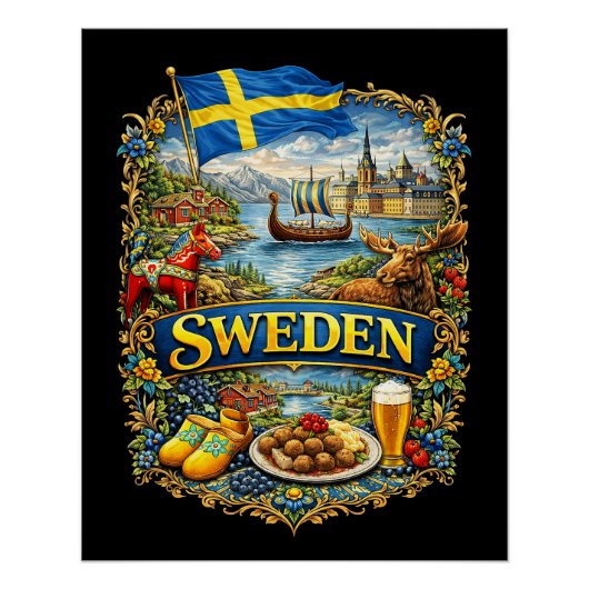 Zweden Perfect Poster (Voorkant)
