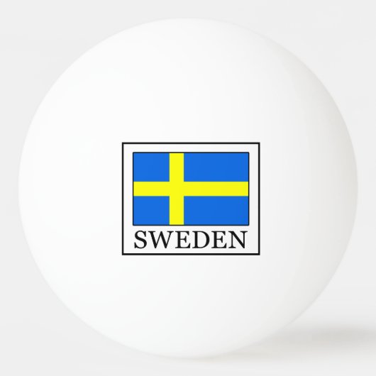 Zweden Pingpongbal (Voorkant)