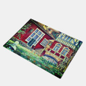 Zweden, pittoresk Falun rood landschap Deurmat (Schuin)