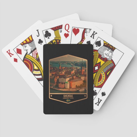 Zweden Pokerkaarten (Achterkant)