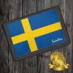 Zweden portemonnee, Zweedse vlag patriot / sport Drievoud Portemonnee<br><div class="desc">PORTEMONNEE'S: Zweden & Zweeds Vlag mode - hou van mijn land,  vaderdag,  vakantiegiften,  patriotten / sportfans</div>