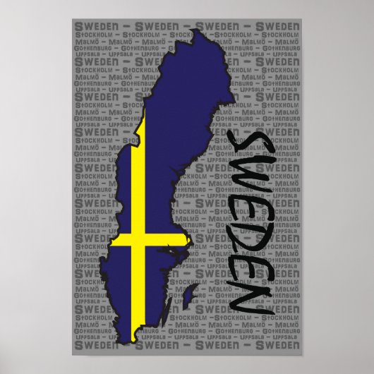 Zweden Poster (Voorkant)