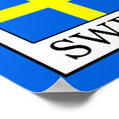 Zweden Poster (Hoek)