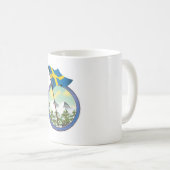 Zweden retro logo koffiemok (Voorkant rechts)